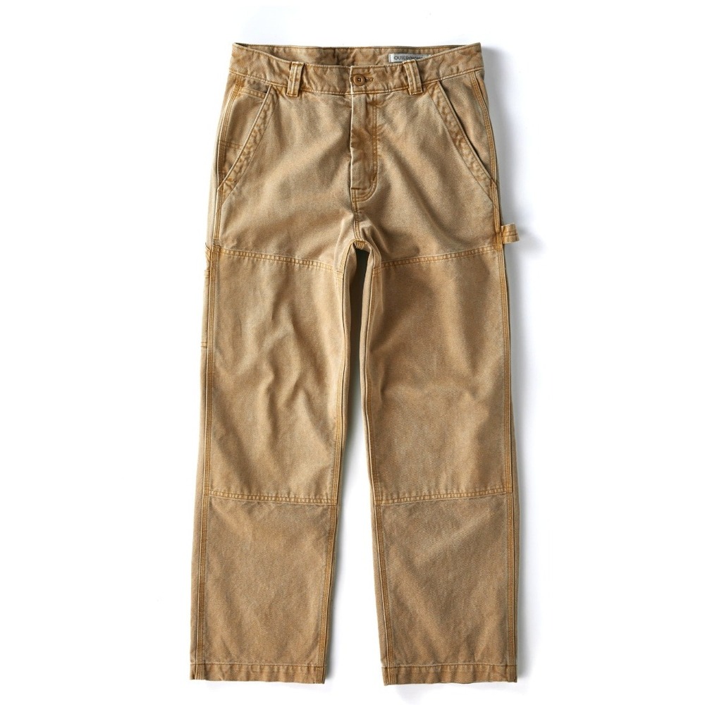Outerknown Craftsman Pant Utility Duck Canvas Carpenter Khaki Organic NWT 28x32